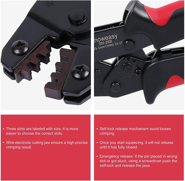 Micro Connector Pin Crimping Tool,Knoweasy Pin Crimper and Jst