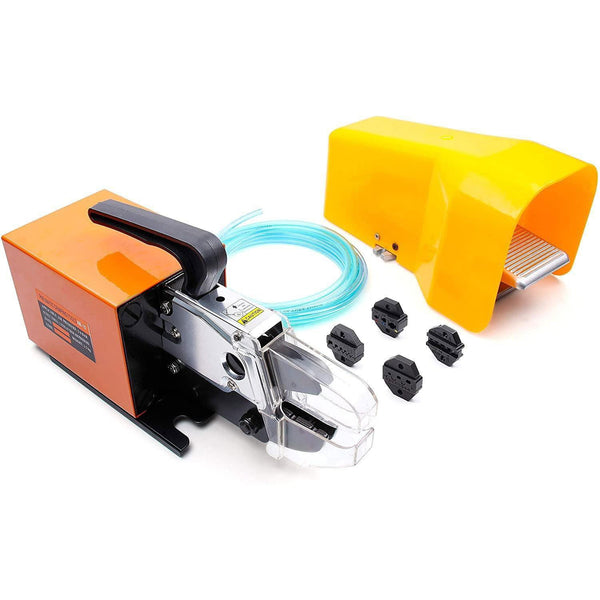 Pneumatic Crimper Plier,Knoweasy Pneumatic Air Powered Wire Terminal  Crimping Machine Up to 16mm2