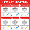 Knoweasy 8PCS Ratchet Crimping Tool Set with Automatic Wire Stripper