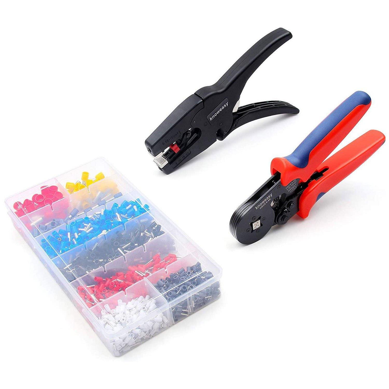 Crimping Pliers Kit, Wiring Ferrule Terminal Crimping Tool