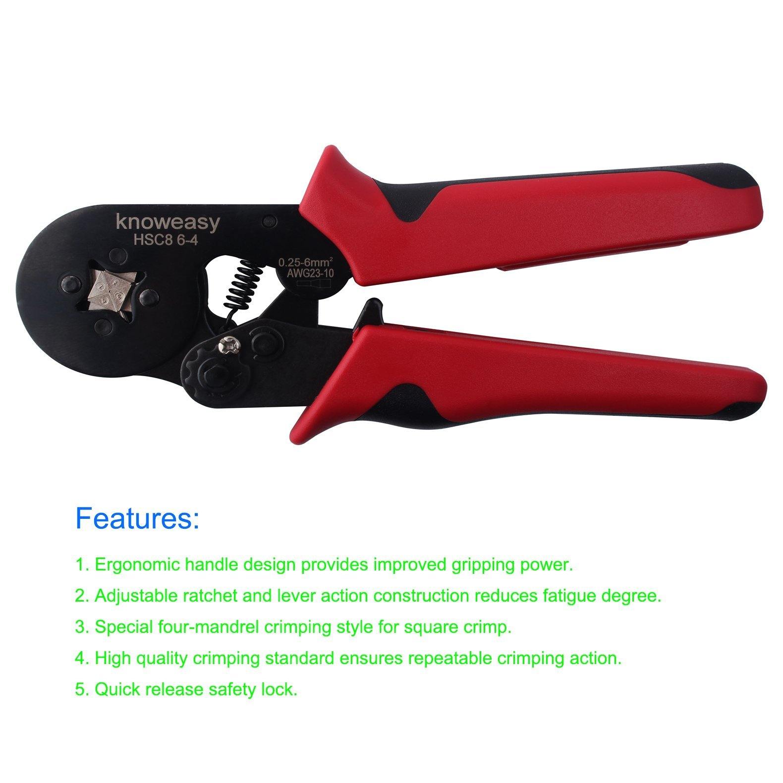 Ferrule Crimping Tool,Knoweasy Ferrule Crimper and Wire Crimping Tool -  knoweasy