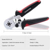 Ferrule Crimping Tool,Knoweasy Ferrule Crimper and Wire Crimping Tool Used for 23-10 AWG (0.25-6 mm²) Cable End-Sleeves - knoweasyCrimp Tool