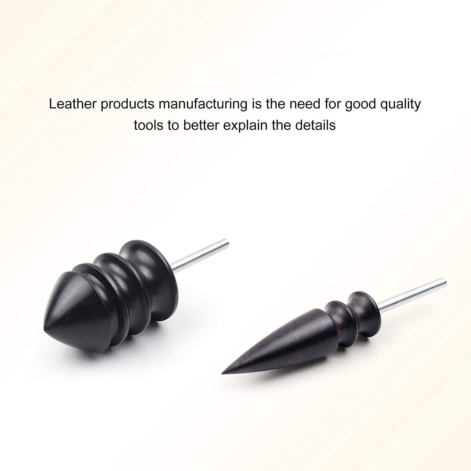 Pointed Tip Leather Burnishing Tool Pointed Tip Narra Leather Burnisher  Leather