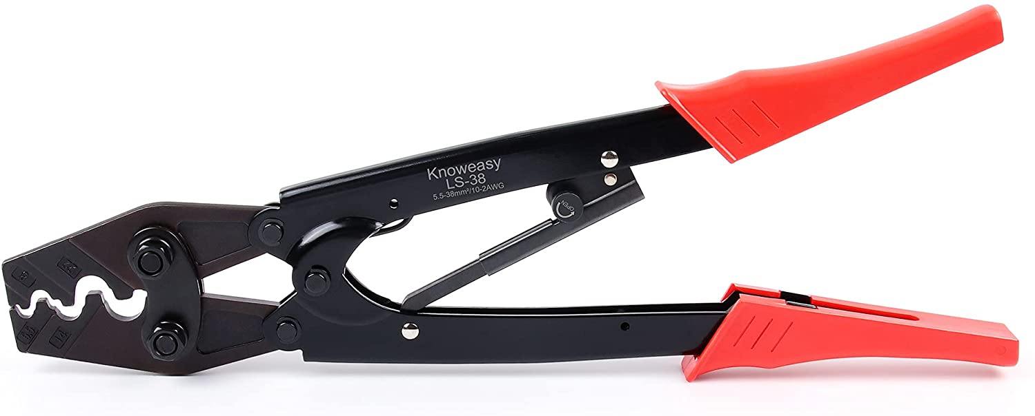 Hexagonal Crimper,Knoweasy 16-6 Crimping Tool and Hexagonal Wire Crimper  Used for 20-5 AWG/0.5-16 mm² Cable End Sleeves
