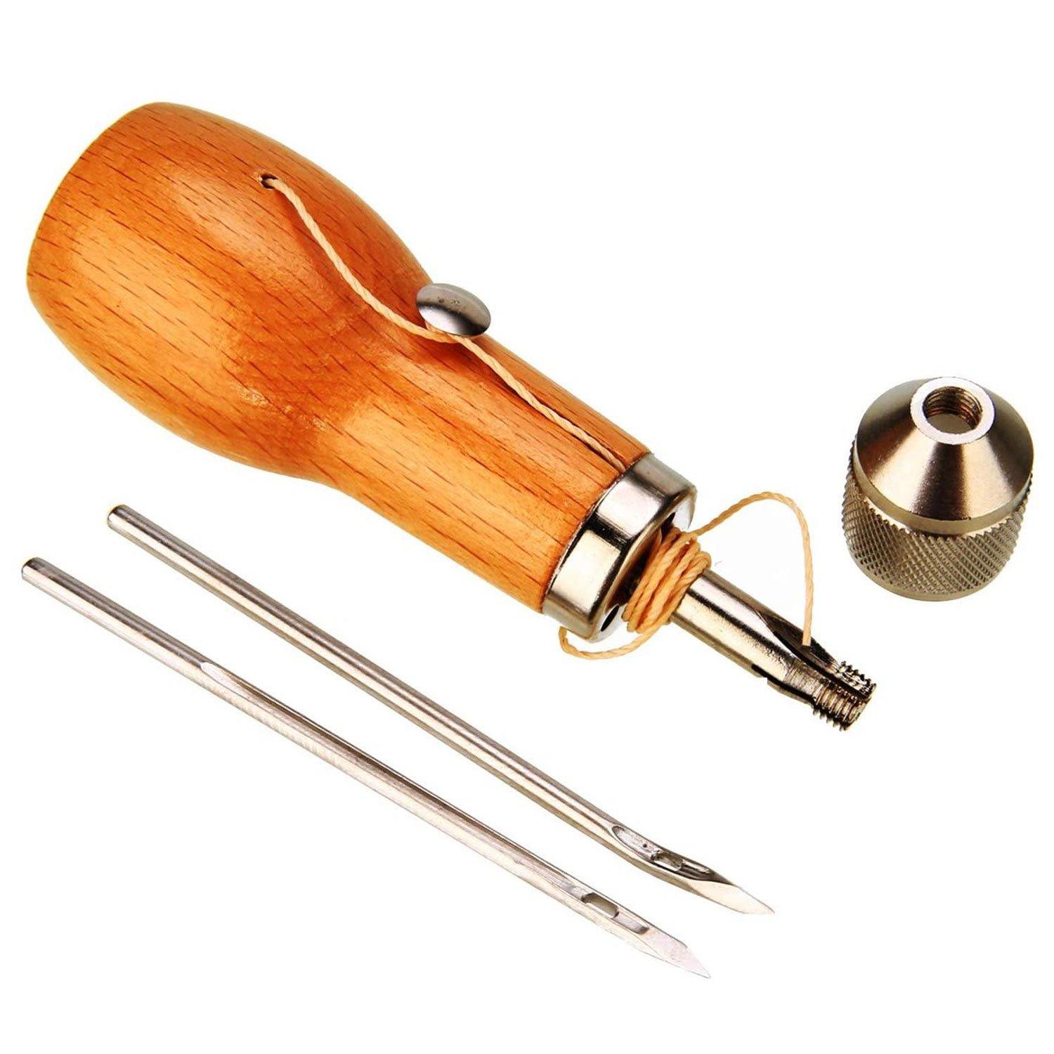A Tool for Working Leather, Webbing, Canvas, Etc. by Hand: The Speedy  Stitcher Sewing Awl - Core77